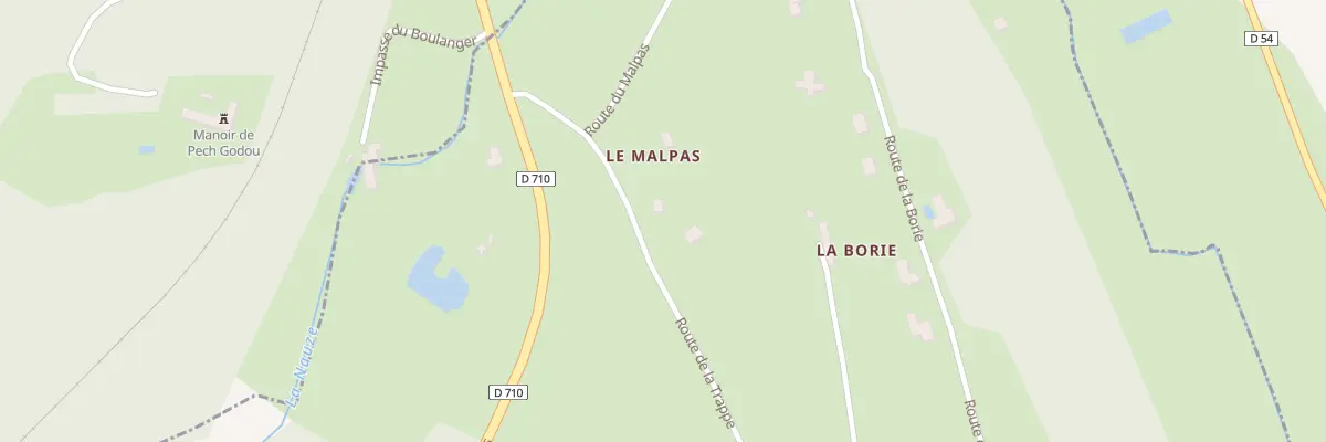 Plan du 47A Le Malpas à Larzac