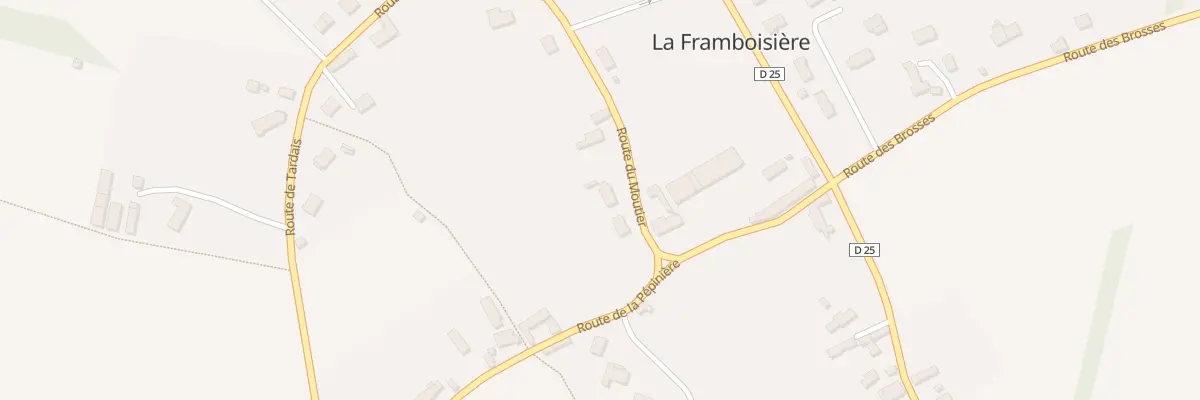 Plan du 2 La Halte à La Framboisière