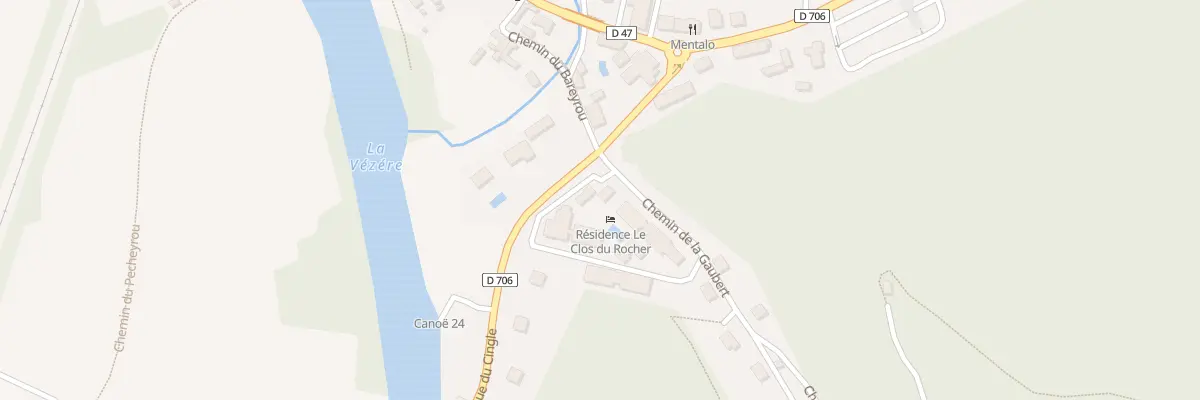 Plan du 5 Av du Cingle aux Eyzies