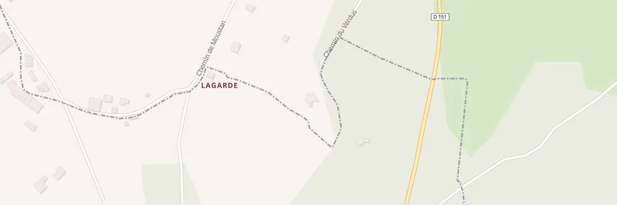 Plan du 5067 Moustan à Thézac