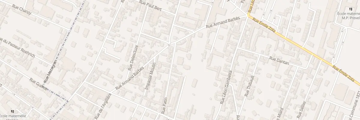 Plan du 3C Rue Patin à Caudebec-lès-Elbeuf