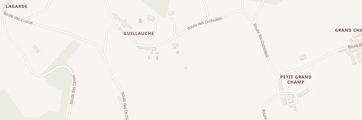 Plan du 9001 Guillauche à Sainte-Eulalie-d’Ans