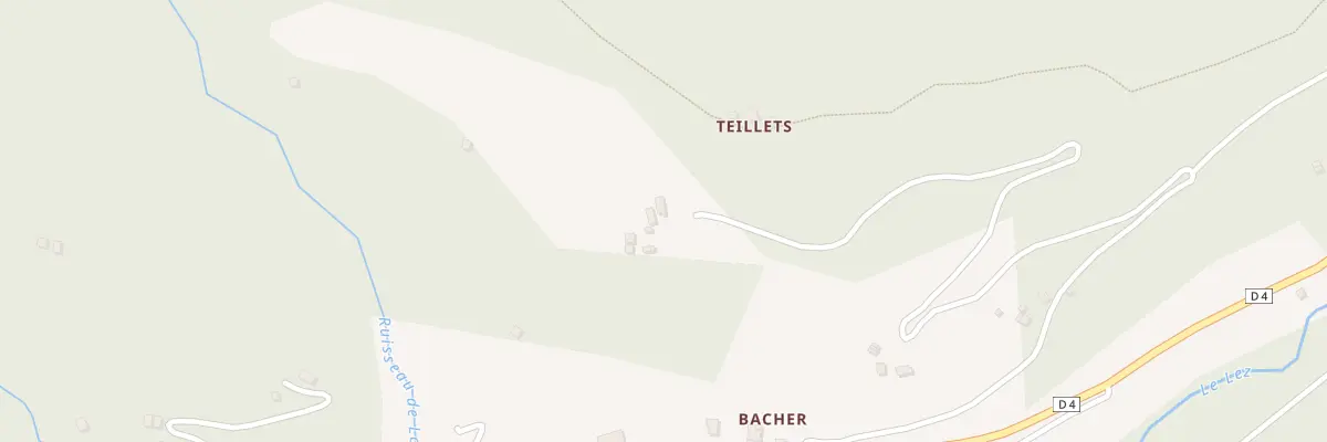 Plan du 5625 Bacher à Bordes-Uchentein