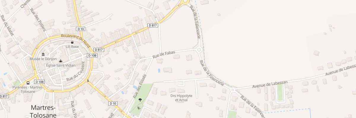 Plan du 36 Rue de Fabas à Martres-Tolosane