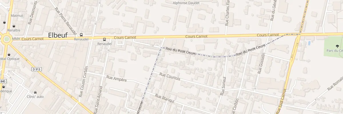 Plan du 49 Rue du Petit Cours à Caudebec-lès-Elbeuf