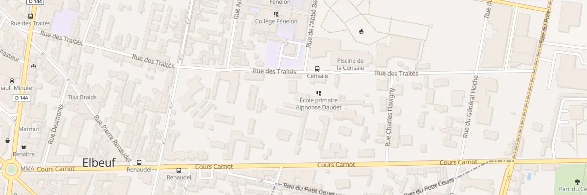 Plan du 19 Rue des Traités à Elbeuf