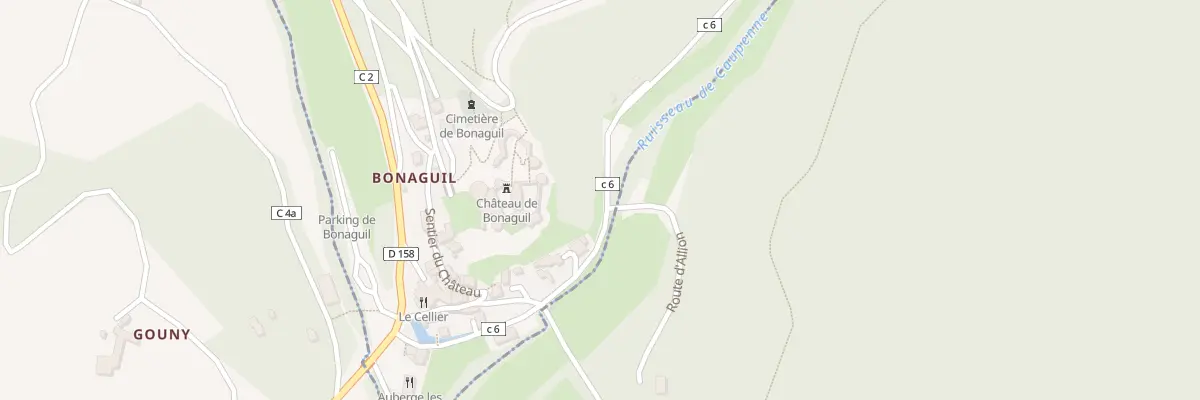 Plan du 152 Bonaguil à Saint-Front-sur-Lémance