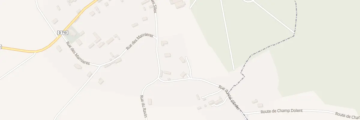 Plan du 9362 Rue du Val d’Enfer à Champ-Dolent