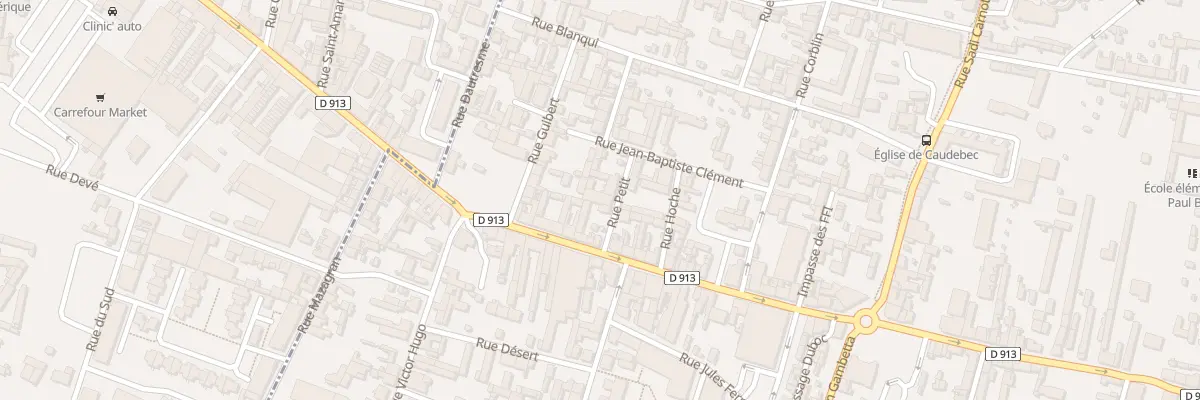 Plan du 6B Rue Petit à Caudebec-lès-Elbeuf