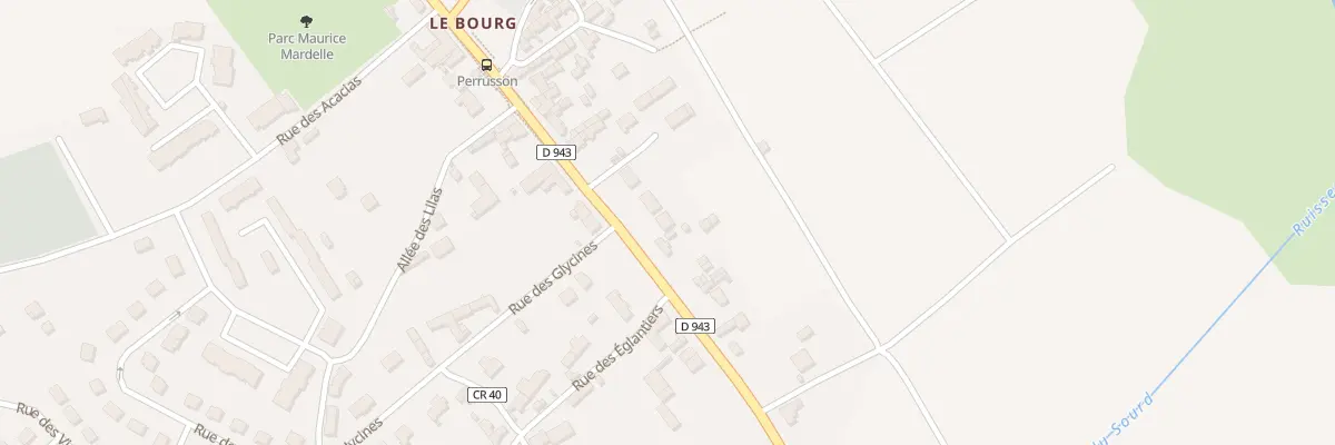 Plan du 29 Av des Platanes à Perrusson