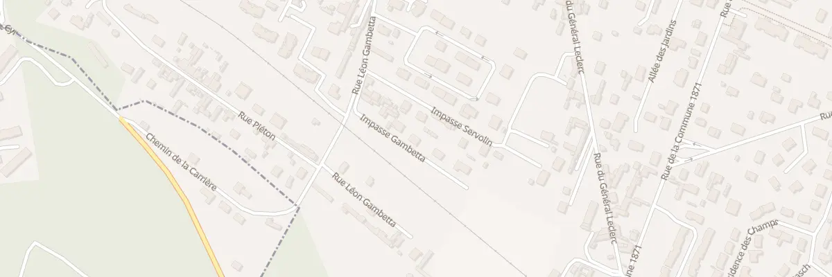 Plan du 63 Imp Gambetta à Caudebec-lès-Elbeuf