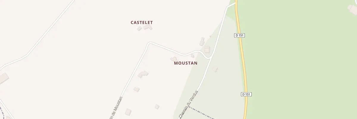 Plan du 48 Moustan à Thézac
