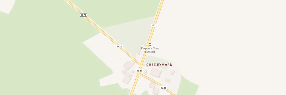 Plan du 3 Chez Aymard à Pageas