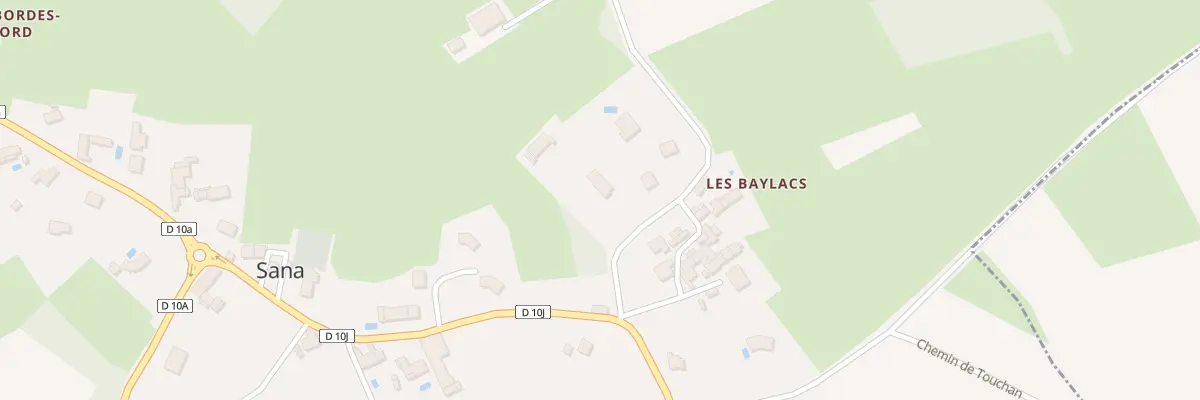 Plan du 75 Rte des Micouleaux à Sana