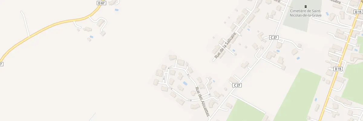 Plan du 14 Rue des Alouettes à Saint-Nicolas-de-la-Grave
