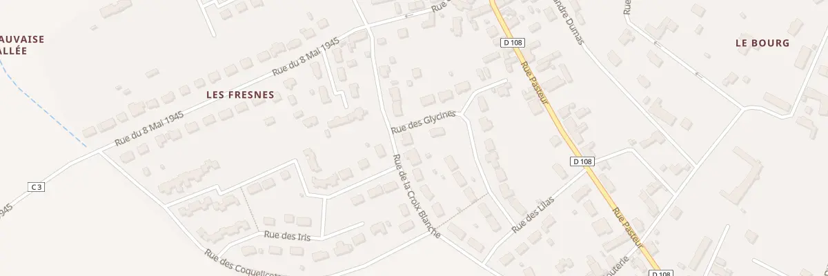 Plan du 14 Rue de la Croix Blanche à Saint-Amand-Longpré