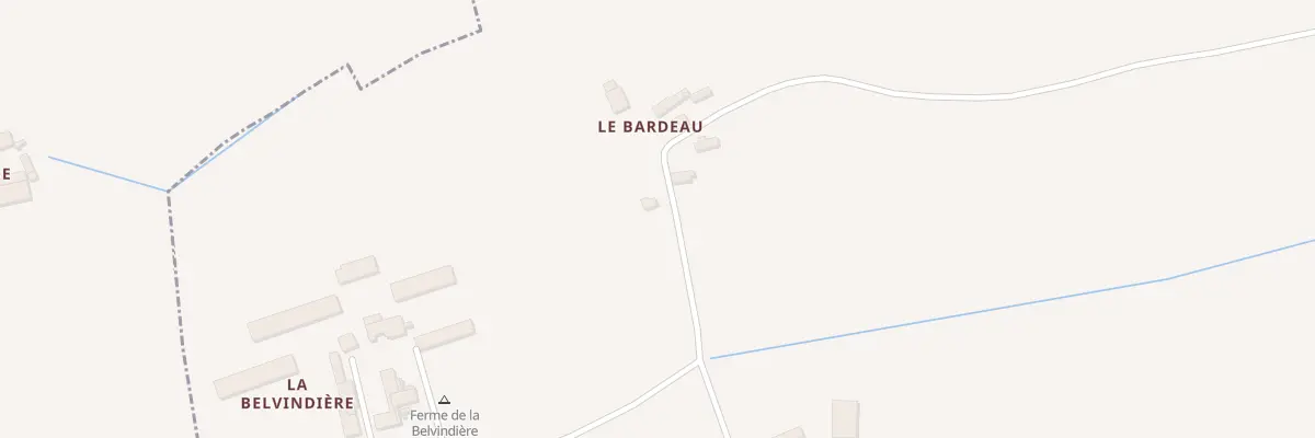Plan du 160A Le Bardeau à Chapelle-Royale