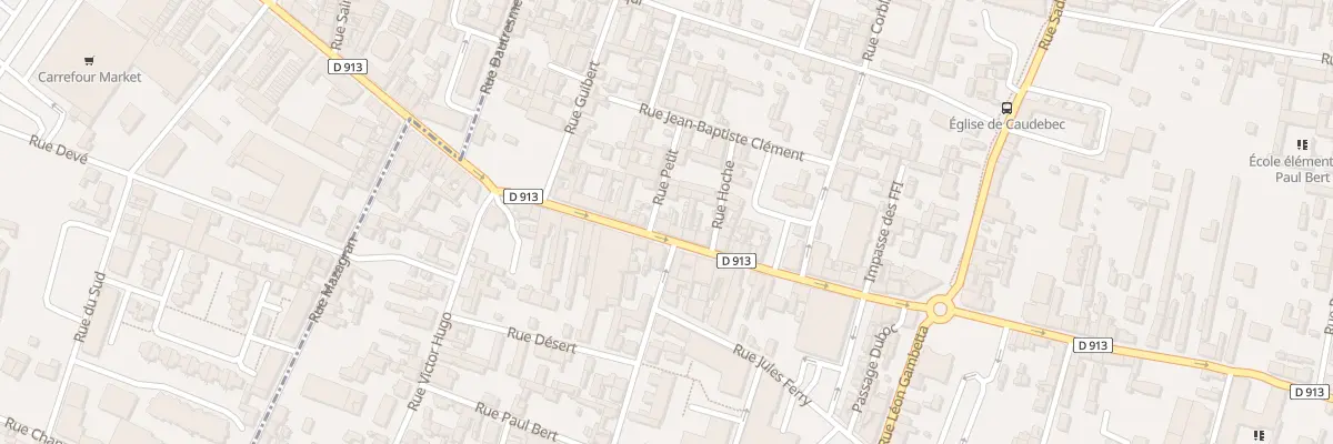 Plan du 190 Rue de la République à Caudebec-lès-Elbeuf