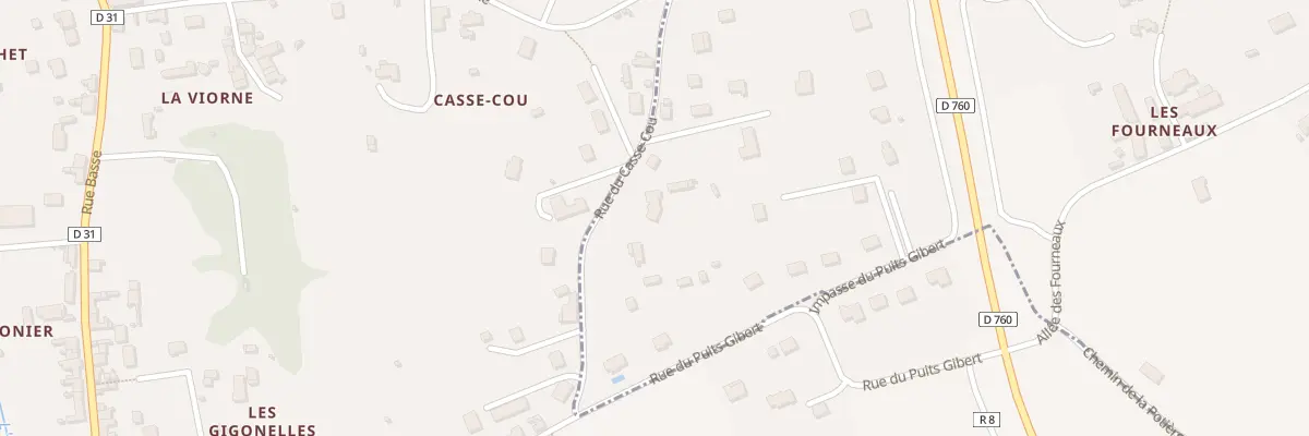 Plan du 11 Rue du Casse Cou à Ferrière-sur-Beaulieu