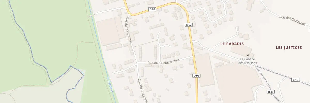 Plan du 8 Imp du 11 Novembre à Beaulieu-lès-Loches