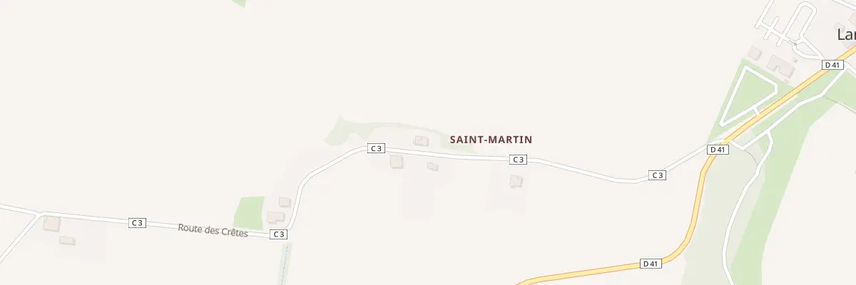Plan du 35 Saint Martin à Laréole