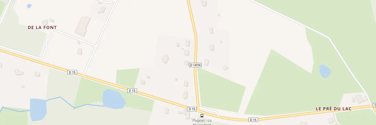Plan du 57 Le Mazaubert à Pageas