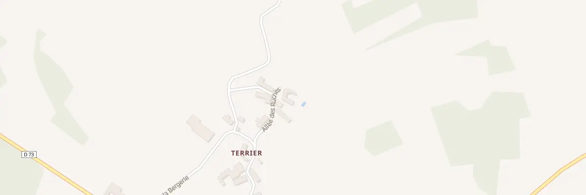 Plan du Terrier à Coulaures