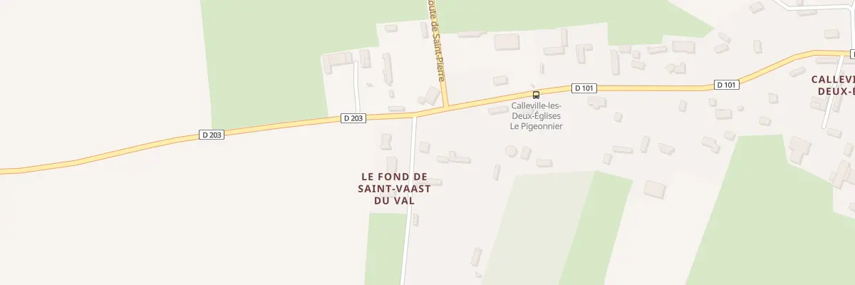 Plan du 5057 Le Village à Calleville-les-Deux-Églises