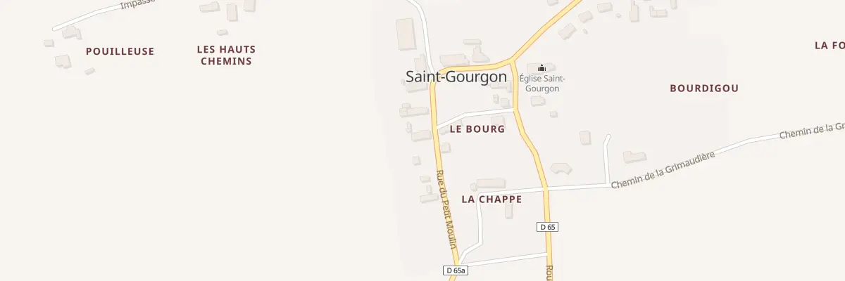 Plan du 17 Le Bourg à Saint-Gourgon