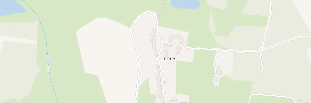 Plan du 6 Le Puy à Pageas