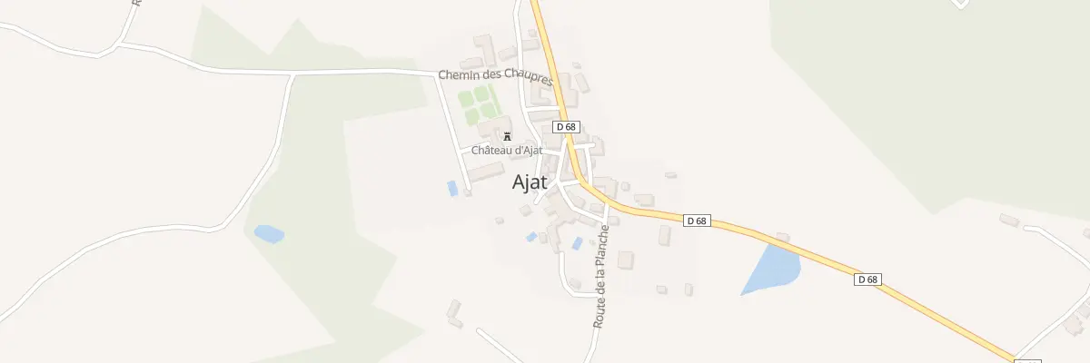 Plan du 6 Rue du Puits à Ajat