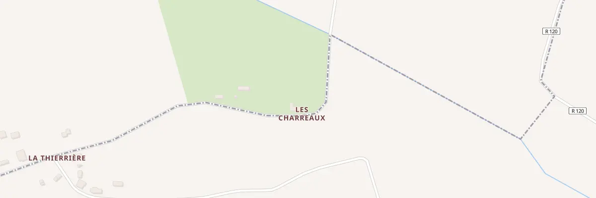 Plan du 7 Les Charreaux à Unverre