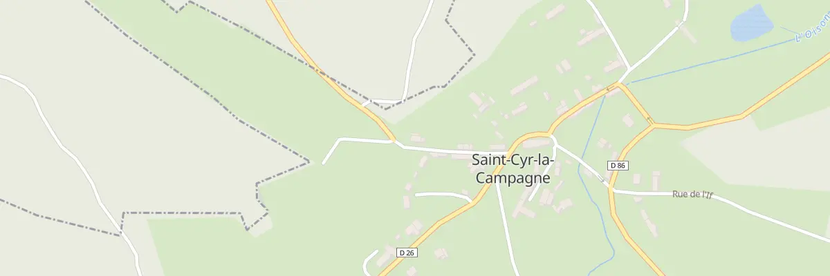 Plan du 110 Rue de la Forêt d’Elbeuf à Saint-Cyr-la-Campagne