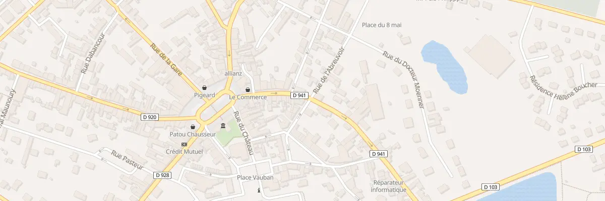 Plan du 22B Rue de Chateaudun à La Loupe