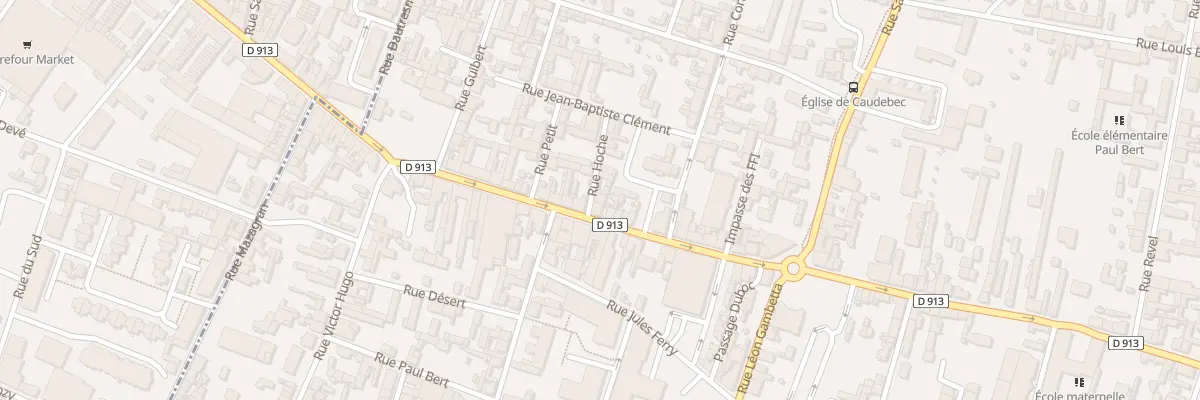 Plan du 174 Rue de la République à Caudebec-lès-Elbeuf