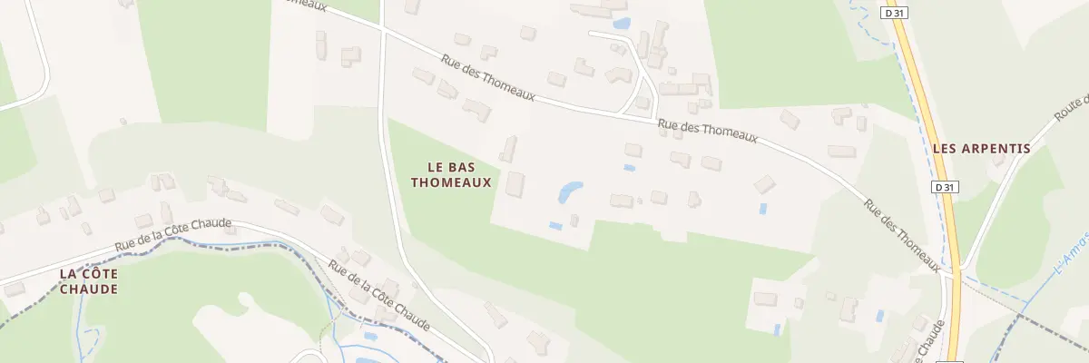 Plan du 13 Rue des Thomeaux à Saint-Règle
