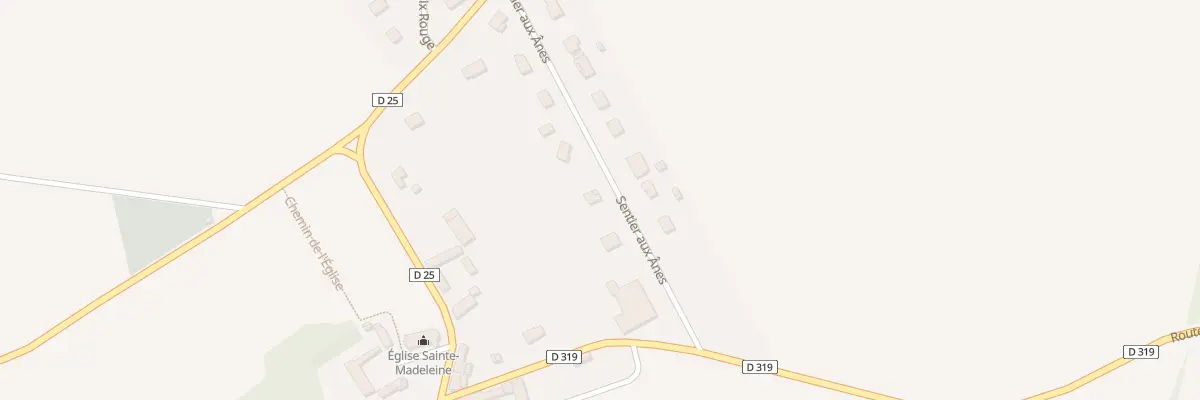 Plan du 5 Sente aux Anes à La Framboisière