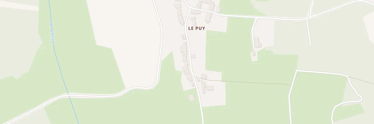 Plan du 14 Le Puy à Pageas