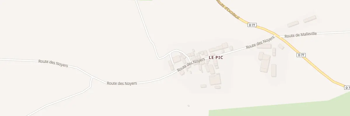 Plan du 9000 Le Pic Nord Est à Saint-Sulpice-d’Excideuil
