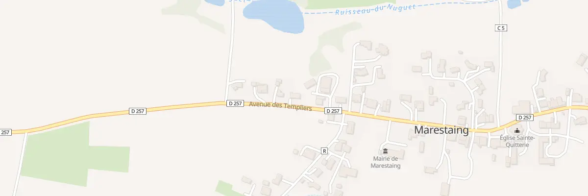 Plan du 113 Av des Templiers à Marestaing