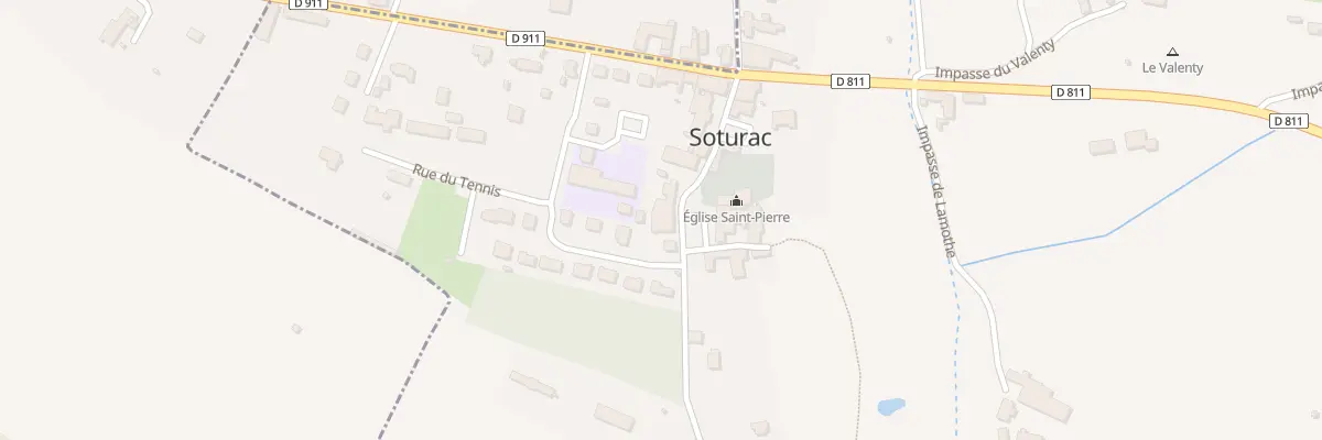 Plan du 14 Rue de la Mairie à Soturac