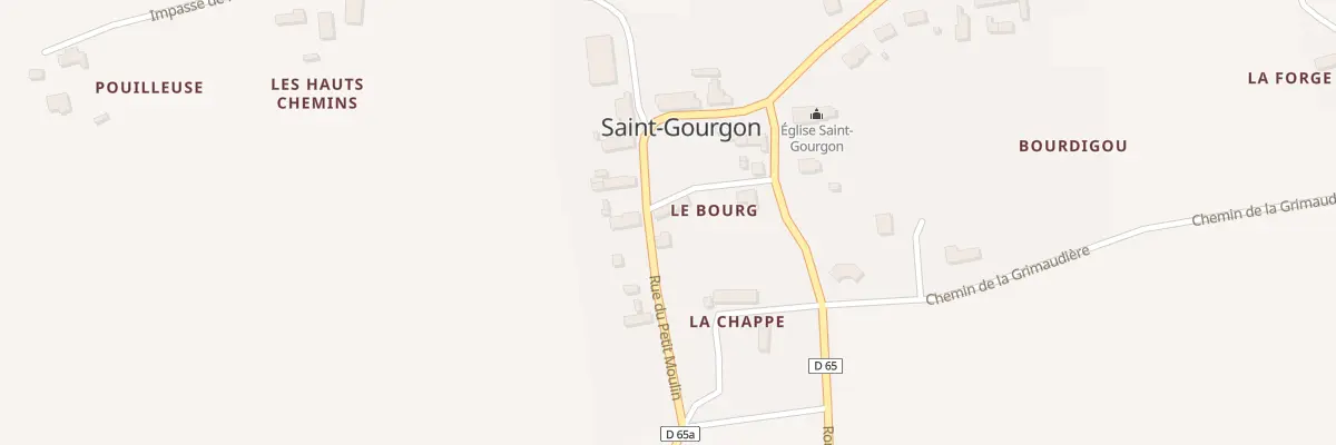 Plan du 15 Le Bourg à Saint-Gourgon