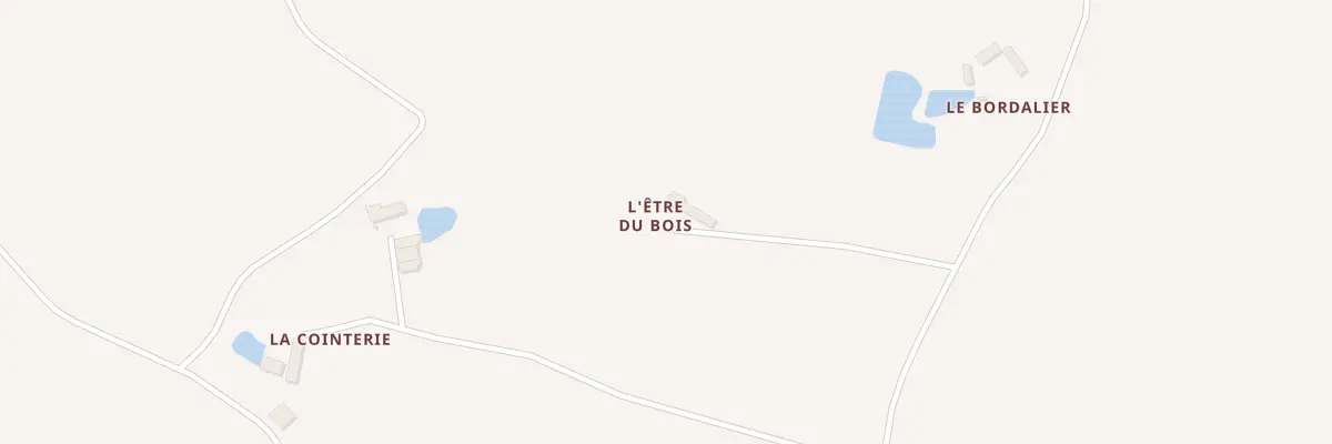 Plan du 1 L’Etre du Bois à Boursay