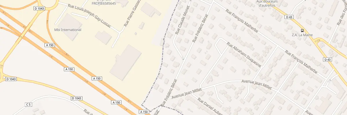Plan du 24 Rue Claude Monet à Maromme