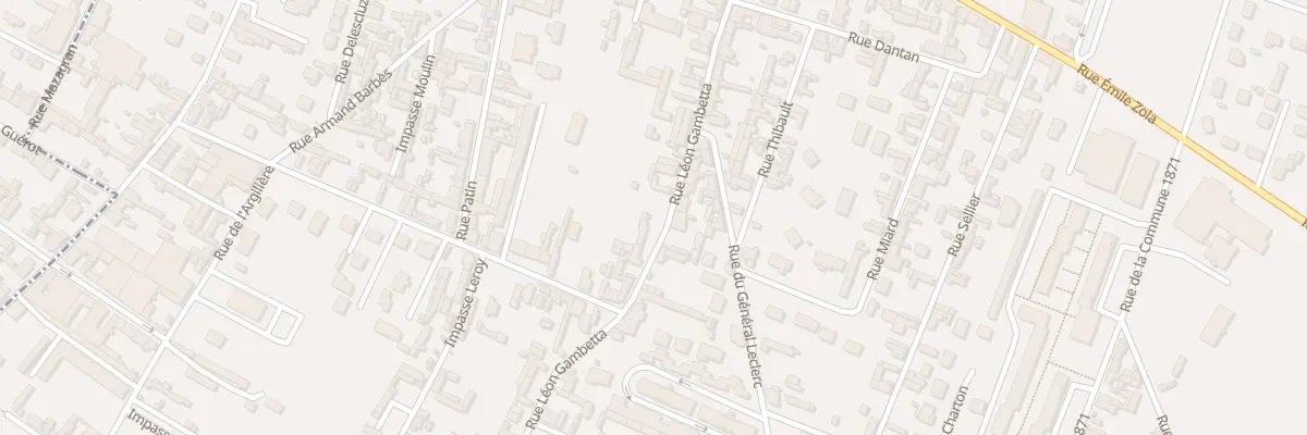 Plan du 40 Rue Léon Gambetta à Caudebec-lès-Elbeuf