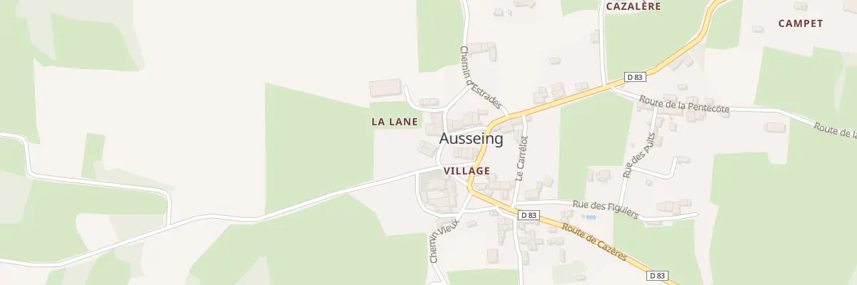 Plan du 21 Village à Ausseing