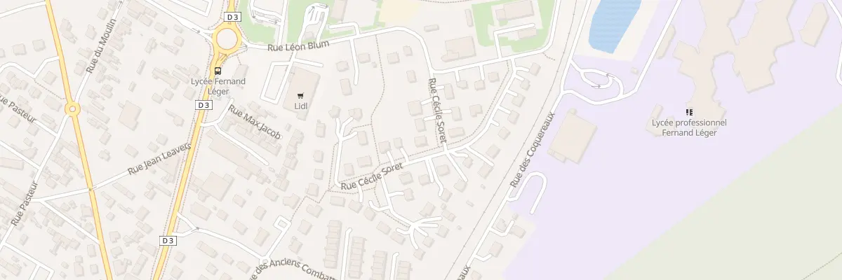 Plan du 6 Rue Cécile Soret à Grand-Couronne