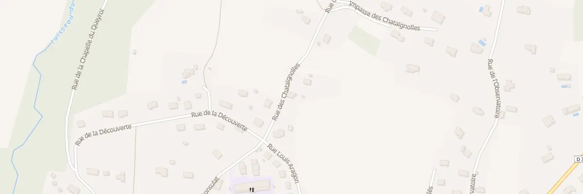 Plan du 6 Rue des Chataignolles à Saint-Victurnien