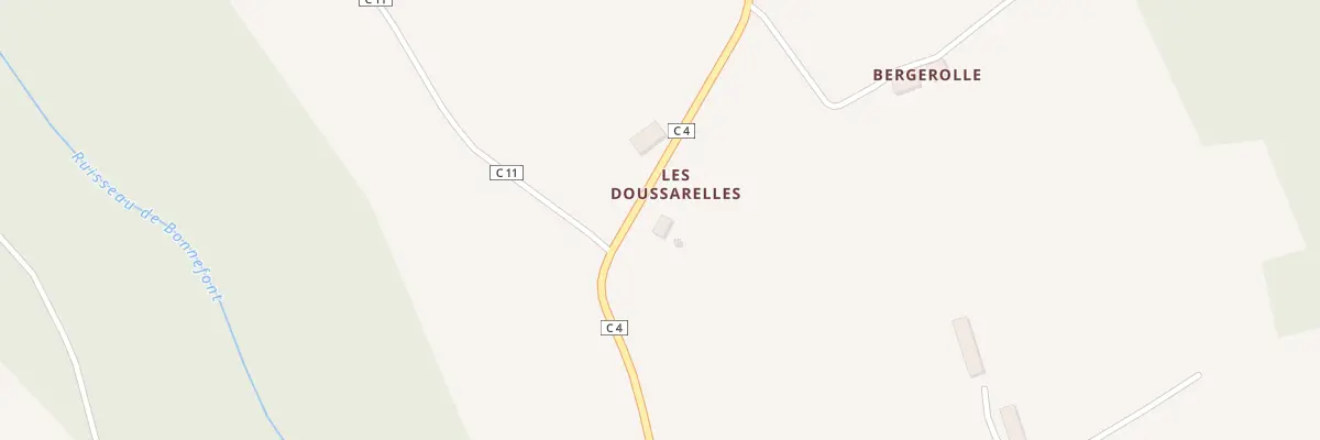 Plan du 5047 Bergerol à Fajolles