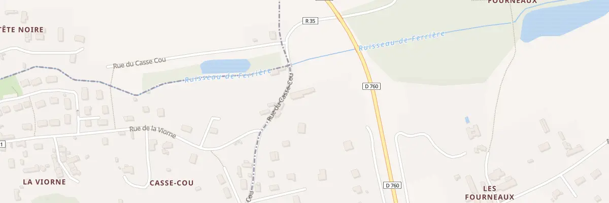 Plan du 41 Rue du Casse Cou à Ferrière-sur-Beaulieu